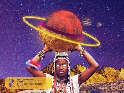 Maid africa african afrofuturism collage collage art landing page nigeria nigerian photo manipulation pop art psychedelic psychedelic art sci fi
