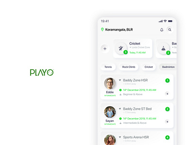 PlayO App Redesign Skeuomorphism (Closeup)