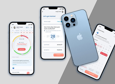 Future of Health Tech: Smart Period & Ovulation Tracker android app app design ios app ui ux