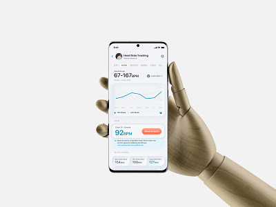 Future of Health Tech: Monitor Your Heart Rate android app app design ios app ui ux