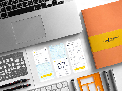 Smart Ride App UI Design app ui ux