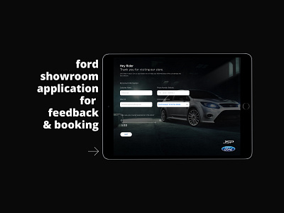 Ford Showroom Application android app app app design ios app typography ui ux