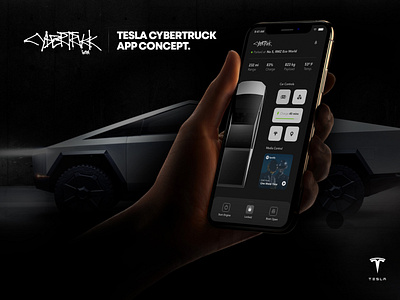 Tesla Cybertruck App Concept