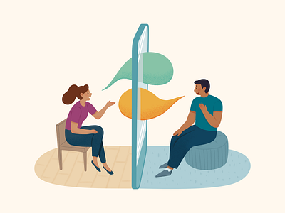 Welcome to the Lyra Health App app branding illustration product illustration