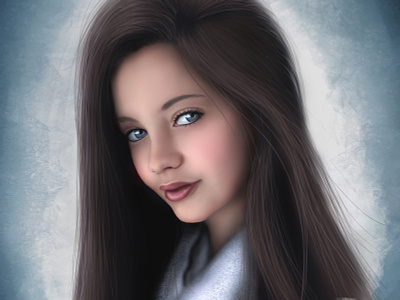 Yana Kozlova illustration portrait woman yana kozlova
