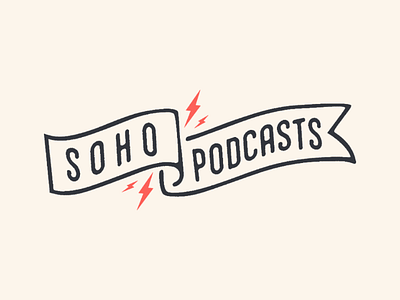 Soho Podcasts - logo design design graphicdesign logo logodesign logotype podcast vector vintage