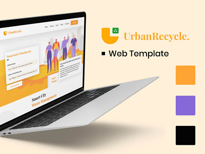 UrbanRecycle Web Template design ui ux web