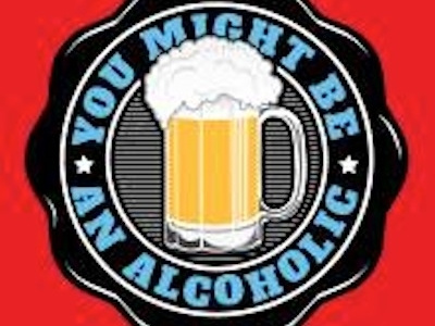 You Might Be An Alcoholic Logo