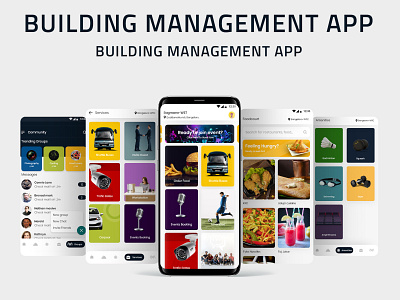 Buildingmanagement app screen