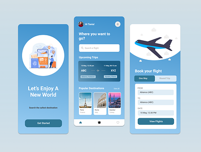 Travel Booking Mobile App flight app flight booking mobile app design travel app travel app design travel mobile app travelling