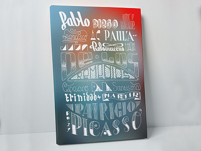 PABLO PICASSO calligraphy cyril mikhailov design graphic design lettering pablo picasso