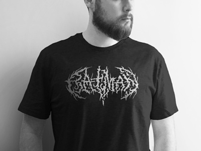 Death metal Batman blackmetal lettering logo logodesign metal silkprint tshirt typography
