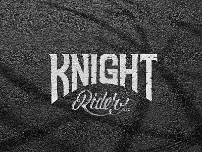 Knight Rider Lettering black brush calligraphy dot dotwork knight knight rider letter lettering moleskine paper pontiac