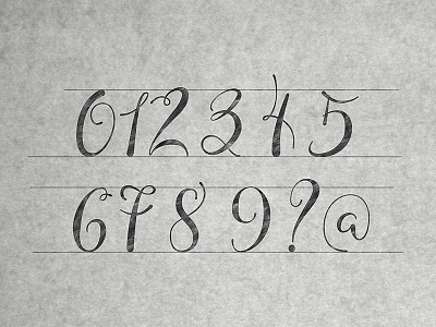 Numbers in cyrillic script cyrillic font numbers type typography