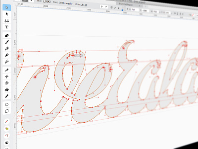 Weralav cute fontlab lettering process weralav