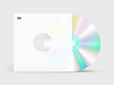 Vinyl Records 💽 branding design figma flat holographic holography typography ui vector vinyl cover vinyl record white