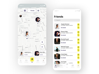 Mappy (Geolocation App) • Find your friends on a map