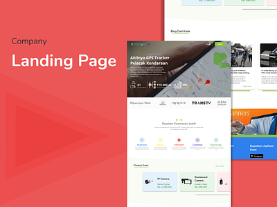 Company Landing Page colorful company figma freelance design landingpage soft ui uiux ux design webdesign