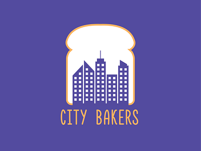 City Bakers Logo bakery bakerylogo bread buildings city logo logodesign logodesignchallenge