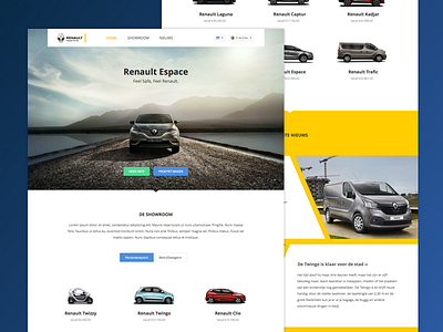 Renault redesign car cars renault site website