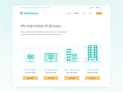 Old Hotelchamp Pricing page 2016
