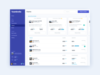 Teambrella - web application