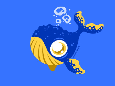 Oh whale... after effects animation animation after effects april colors april colors challenge aprilcolors aprilcolors2019 design doodle flat flat illustration gif illustration oh whale procreate sketch vector whale zachabstract