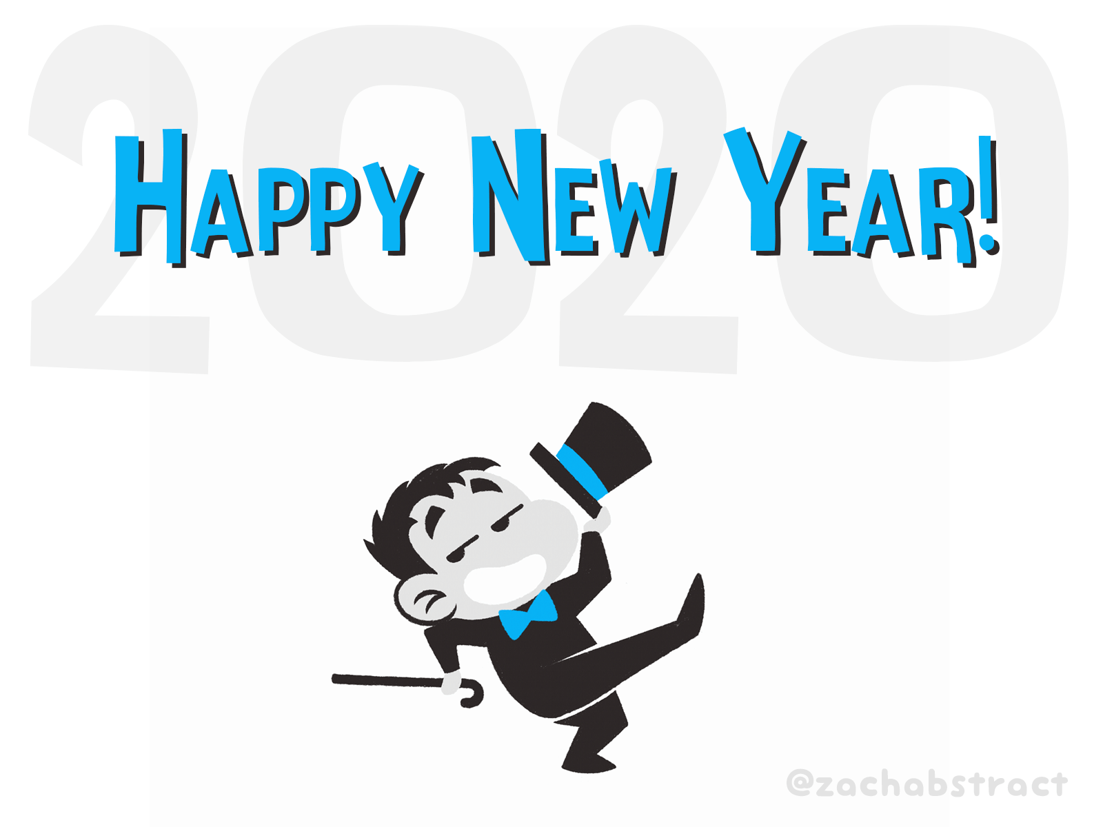 Happy New Year! animation design doodle flat flat illustration illustration procreate sketch vector zachabstract