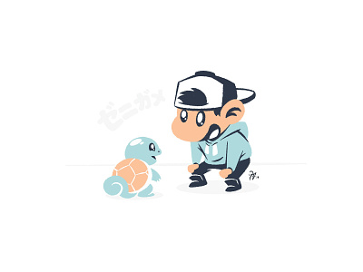 Pick Your Starter! design doodle flat flat illustration gameboy illustration pokemon pokemon blue pokemon trainer procreate sketch squirtle vector zachabstract