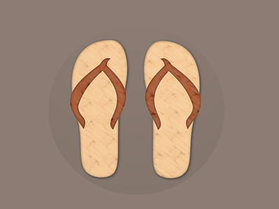 3D Sandals Logo 3d affinitydesigner beach design illustration logo logo 3d mare photoshop playa sandals ui ux vacation vector