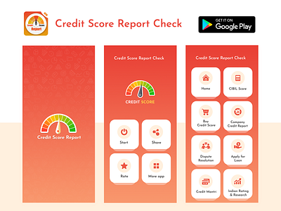 Credit Score bank app finance illustrator loan photoshop