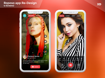 Roposo app Re-Design