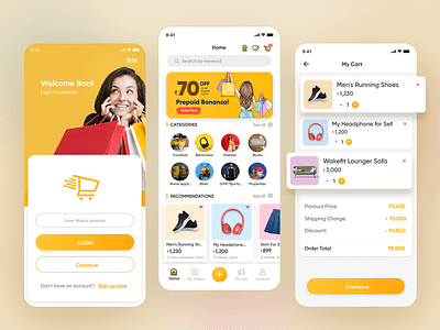 E-commerce - Mobile App UI