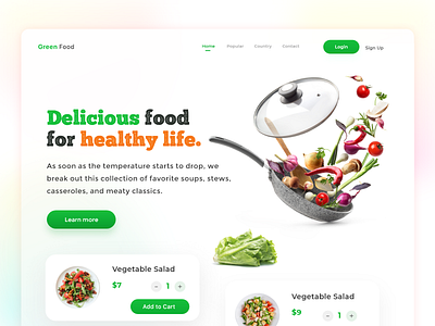 Green Food Webpage