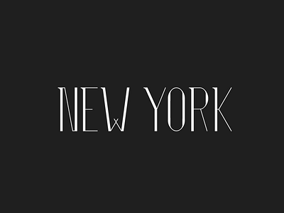 New York font lettering new york ny typography