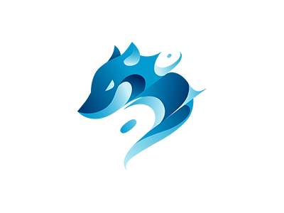 Appixx waterwolf logo branding flat illustration logo logo design logomark mascot logo minimal twitch twitch logo vector wolf wolflogo