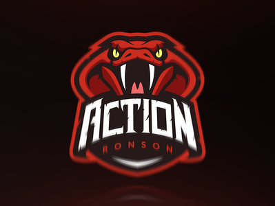 ActionRonson Mascot Logo