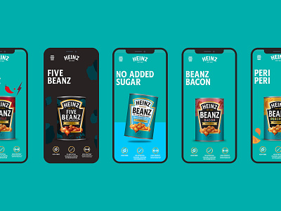 Heinz Product Page design graphic design heinz mobile product page ui web design website