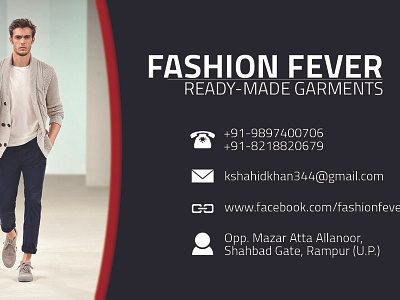 Business Card adobe art clothing brand design fashion fashion brand flat design garments nihaldadkhan photoshop typography vfx giant