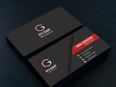 Creative Business Card Design by Nihal Dad Khan on Dribbble