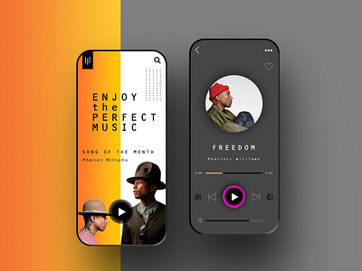 Music Player App Design