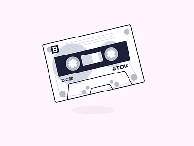 music storage :: tape cassette barbados caribbean cassette cassette tape design digital art graphic design illustration music