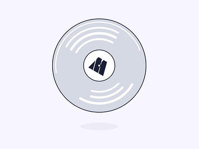 music storage :: vinyl record barbados caribbean design digital art graphic design illustration music record vinyl