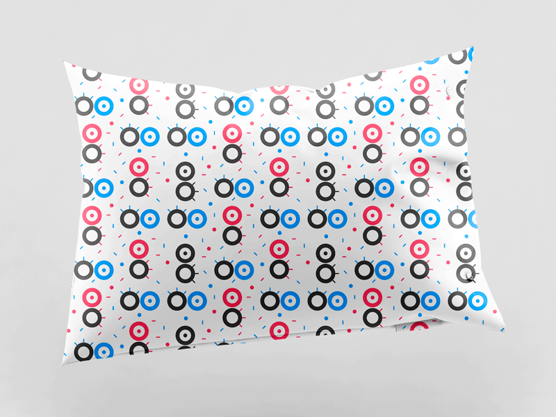 Pillow pattern branding bright design eye eyes fun illustration logo pattern print textile textile print texture vector
