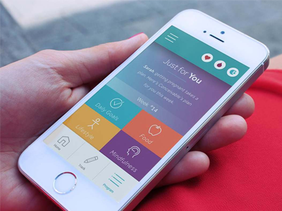 Conceivable app conceivable mobile ui wellness