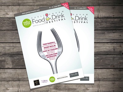 Cheltenham Food and Drink Brochure brochure design graphic design print