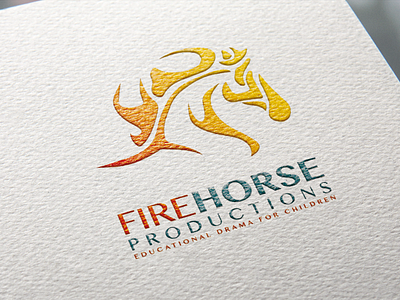 Firehorse design logo logo design