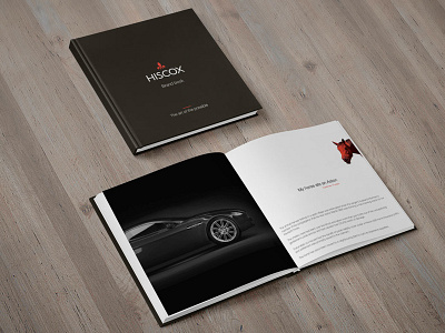 Hiscox Brand Book book branding graphic design