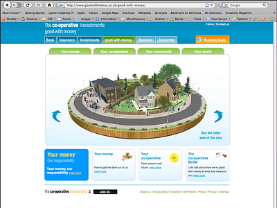 Good with money website design flash ux web design website