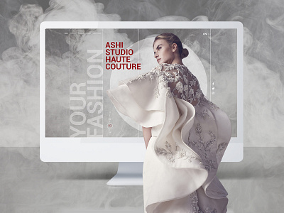 Personal website for fashion designer